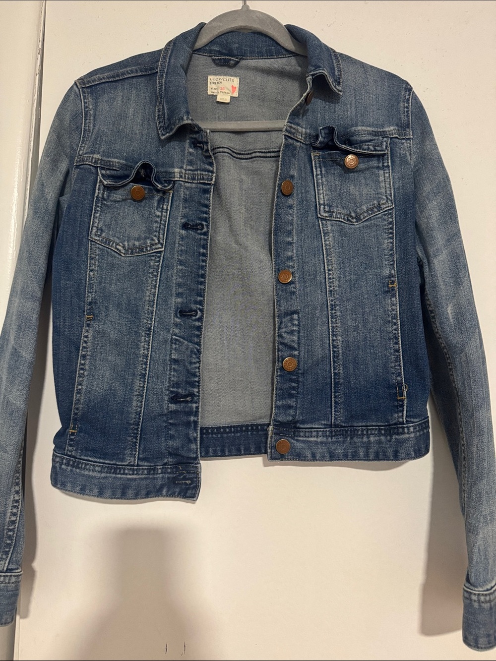 Crewcuts Distressed Blue Denim Jacket